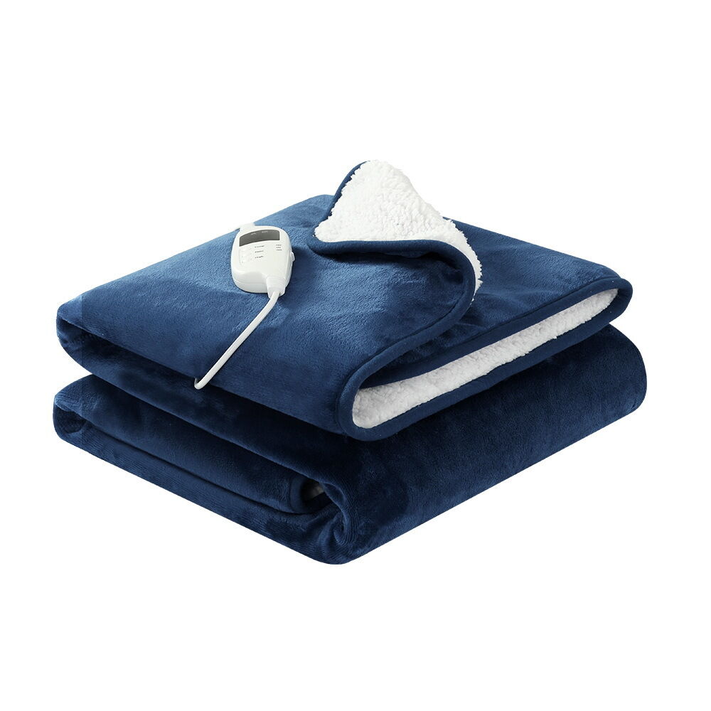 Electric Throw Rug Heated Blanket Washable Snuggle Flannel Winter Price