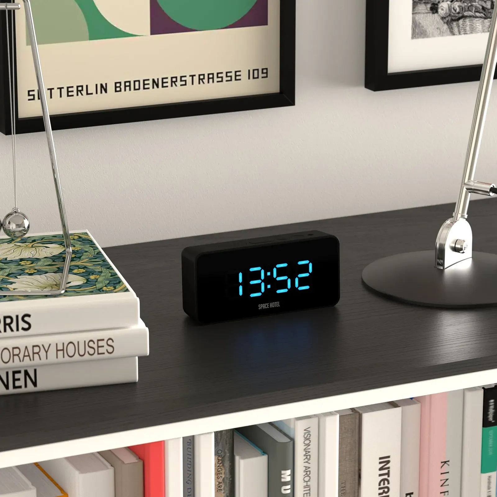 Newgate Space Hotel Hypertron Alarm Clock Black Case - Black Lens Price