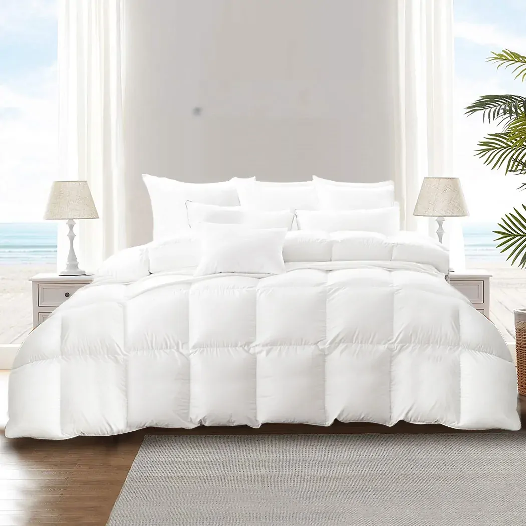 Duck Down Feather Quilt 200GSM Duvet Doona Summer Blanket Bed Price