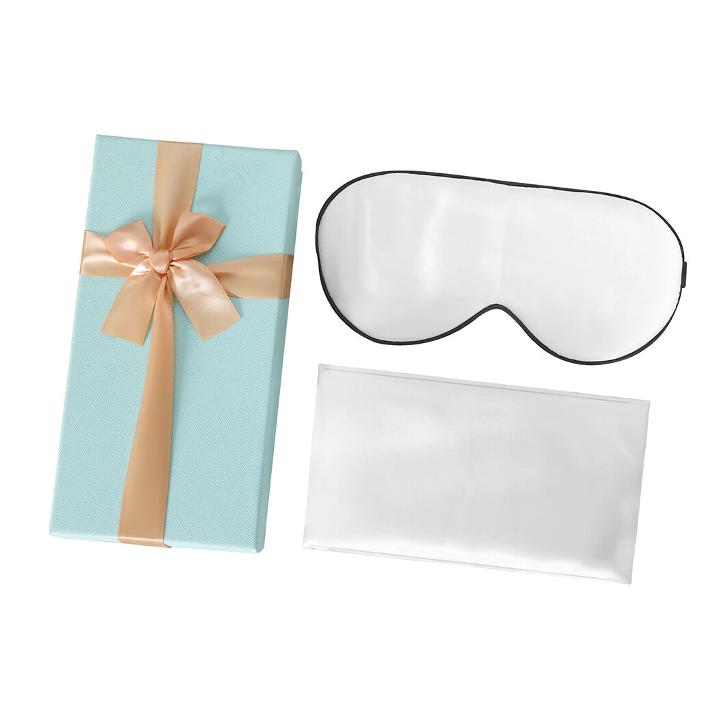 100% Mulberry Silk Pillow Case Eye Mask Set Both Sided 25 Momme Price