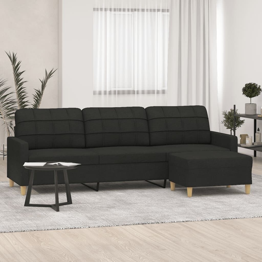 Coventry 3-Seater Sofa with Footstool Fabric Price