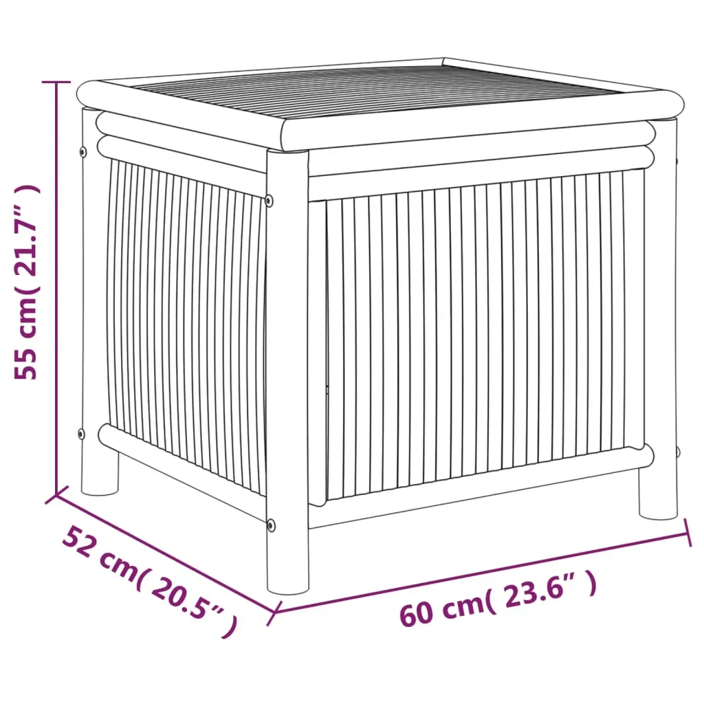 Garden Storage Box Bamboo Price