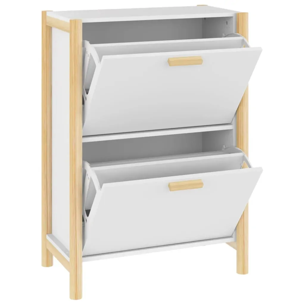Shoe Cabinet 57.5x33x80 cm Engineered Wood Price