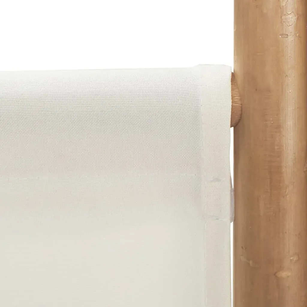 Cumbernauld Folding Room Divider Bamboo and Canvas Price