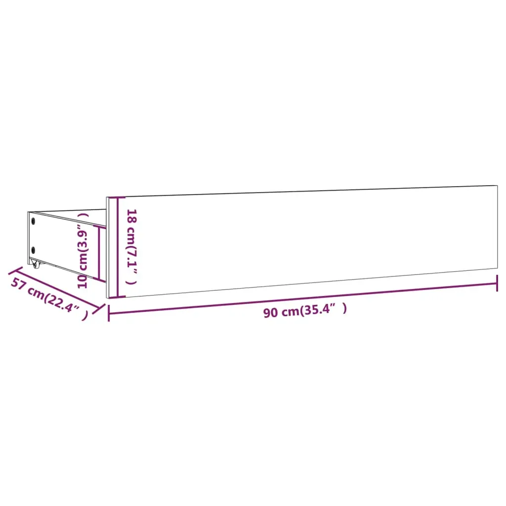 Bed Drawers 4 pcs Solid Wood Pine Price