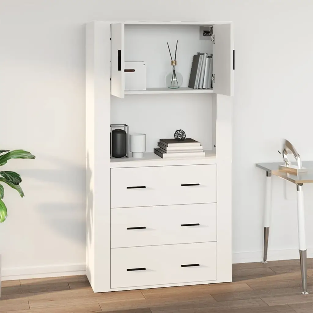 Wall Cabinet 80x33x80 cm Engineered Wood Price