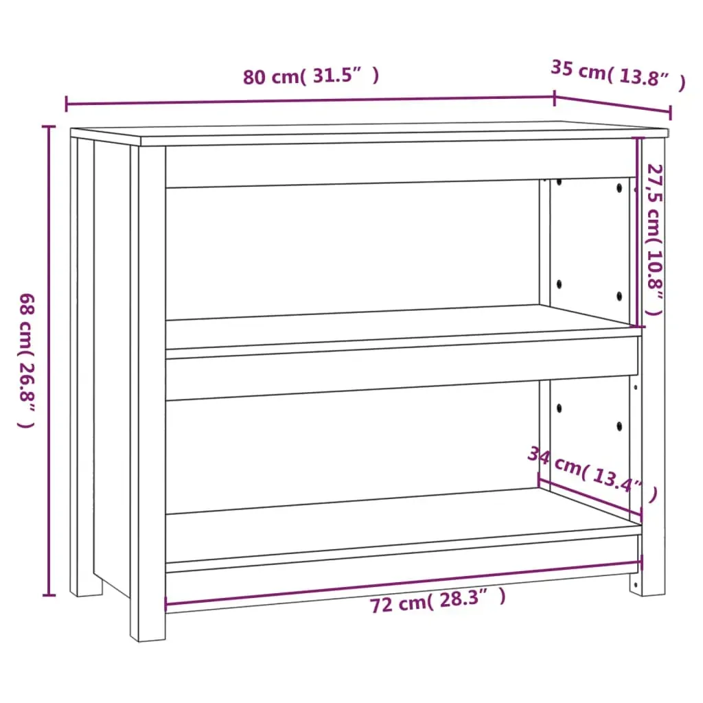 Book Cabinet Solid Wood Pine Price