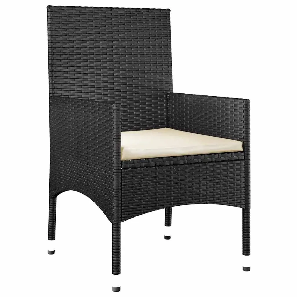 4 Piece Garden Lounge Set with Cushions Poly Rattan Price