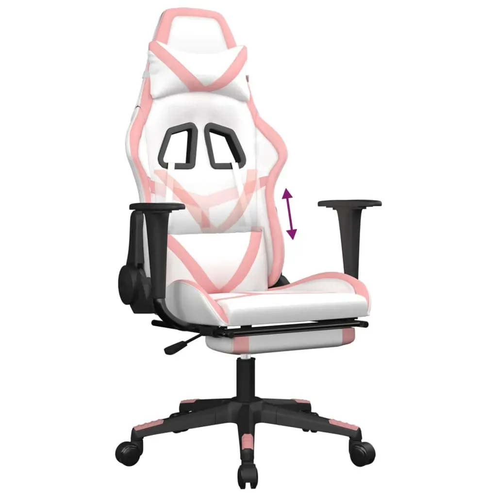 Gaming Chair with Footrest Faux Leather Price