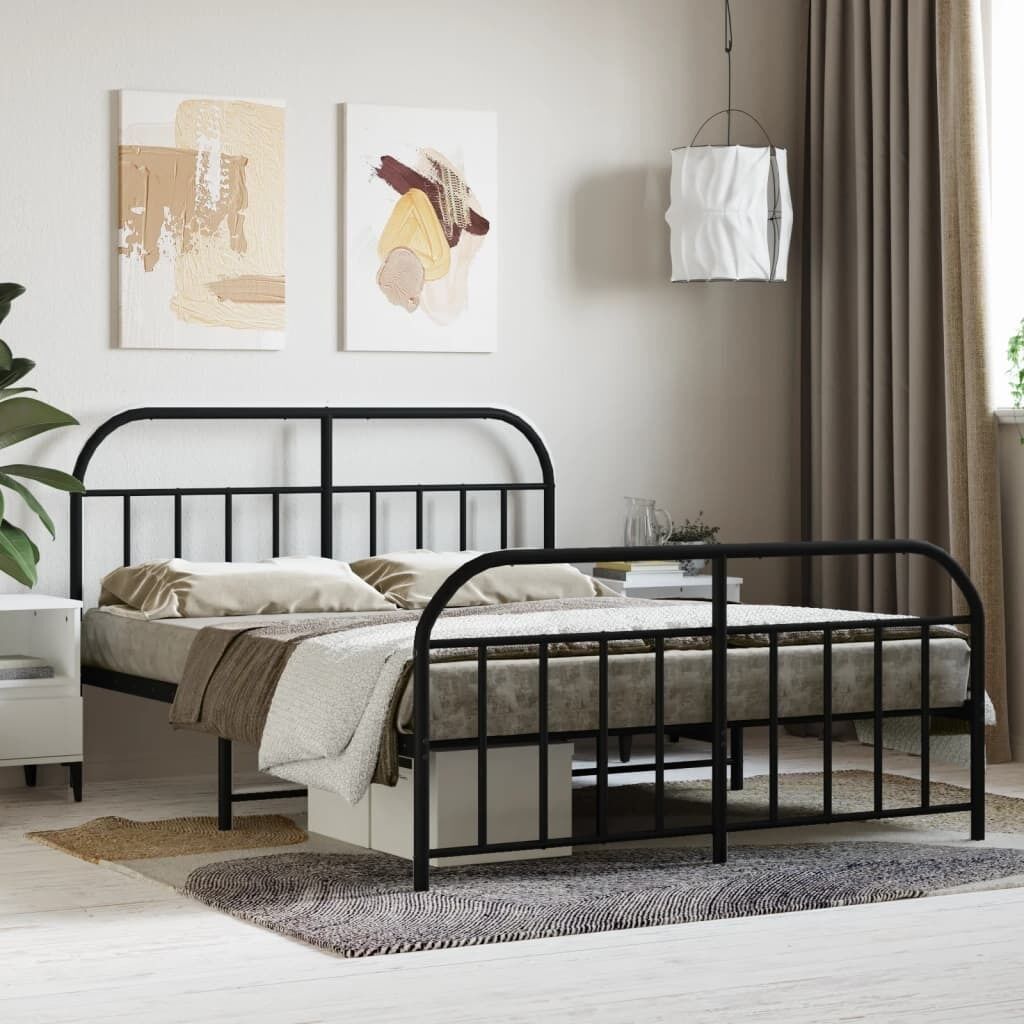Metal Bed Frame with Headboard Price
