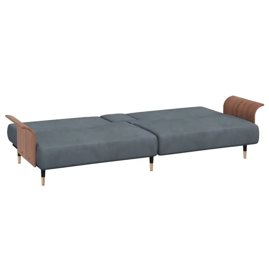 Sofa Bed with Cup Holders Velvet Price