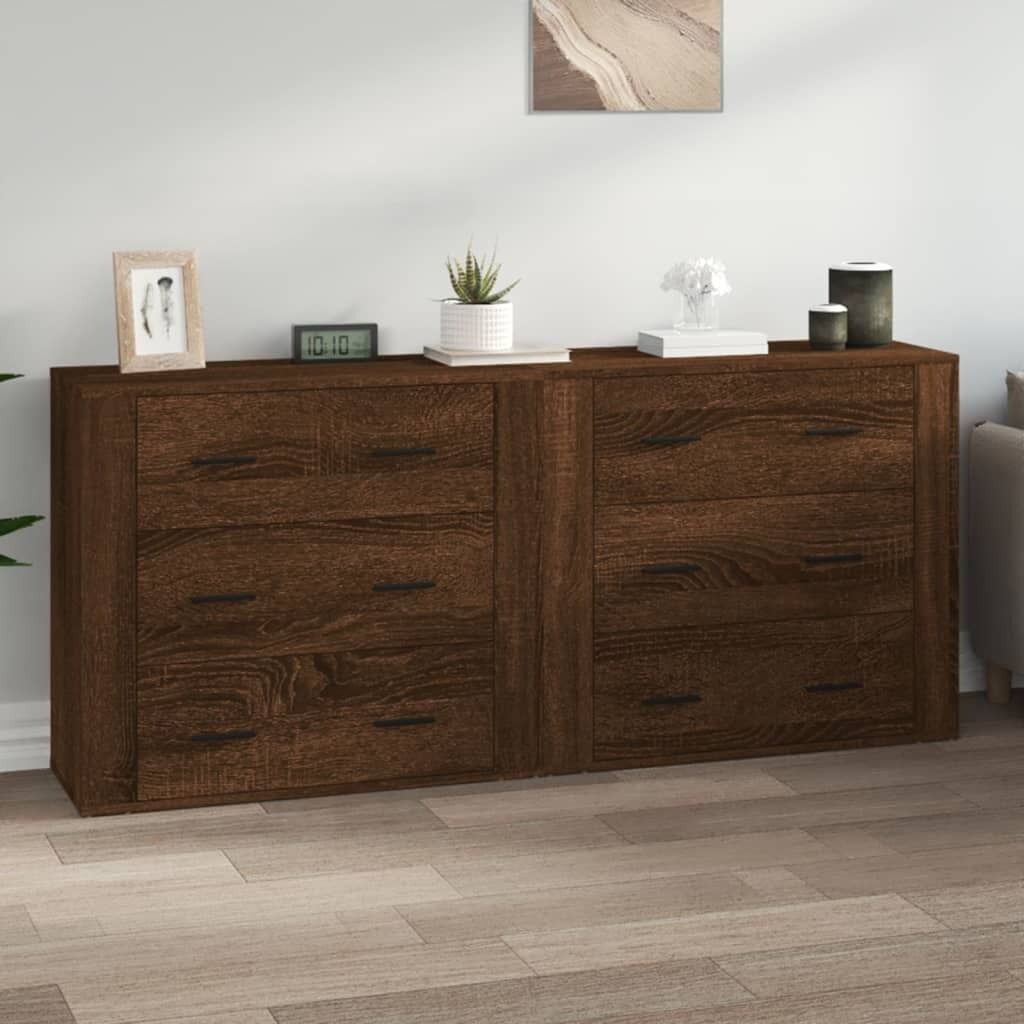 Sideboards 2 pcs Engineered Wood Price