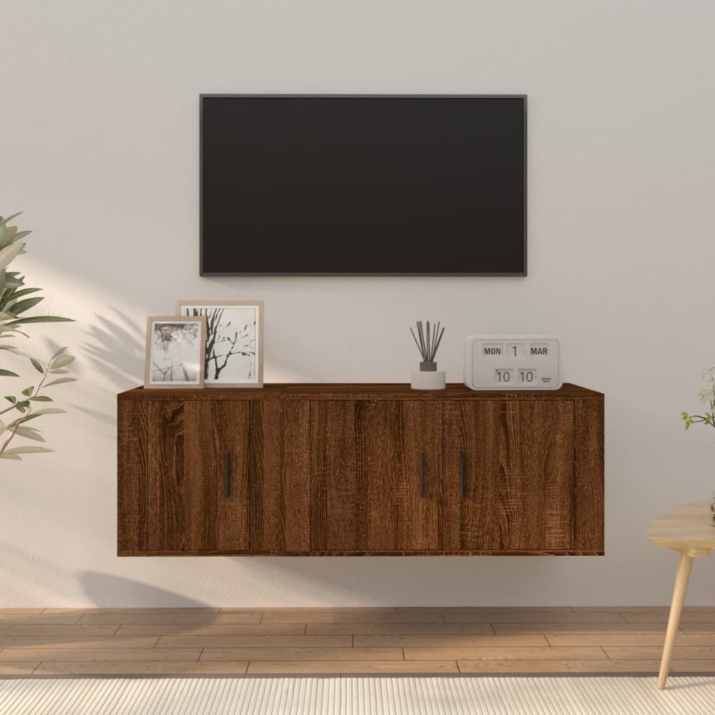 2 Piece TV Cabinet Set Engineered Wood Price