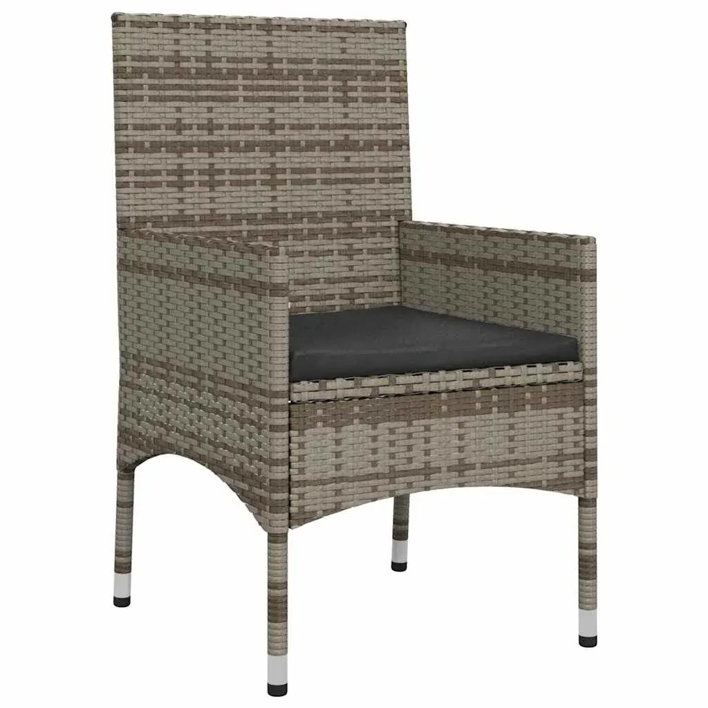 4 Piece Garden Lounge Set with Cushions Poly Rattan Price