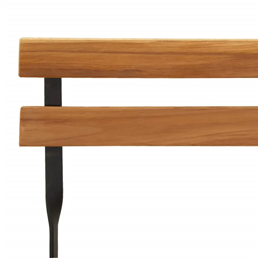 Folding Bistro Chairs Solid Wood Teak and Steel Price
