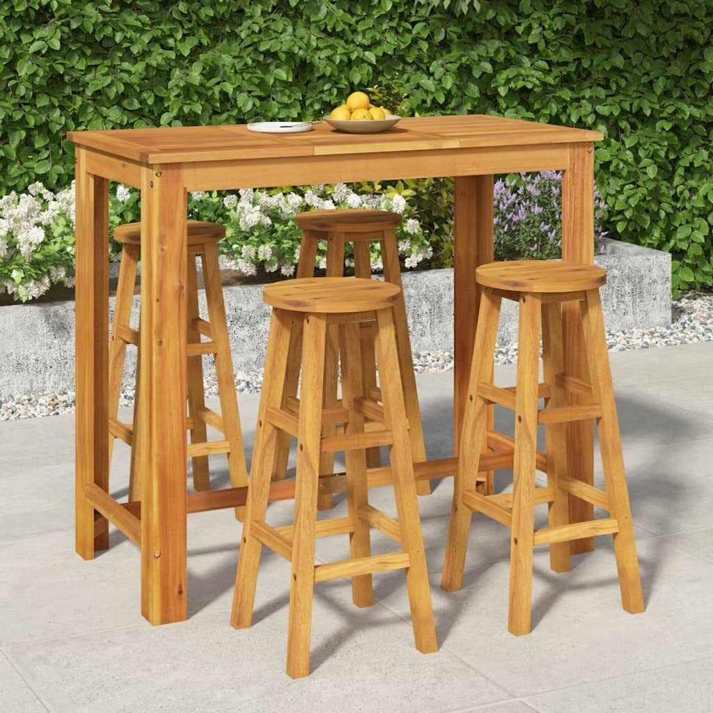 Garden Dining Set Solid Wood Acacia Price
