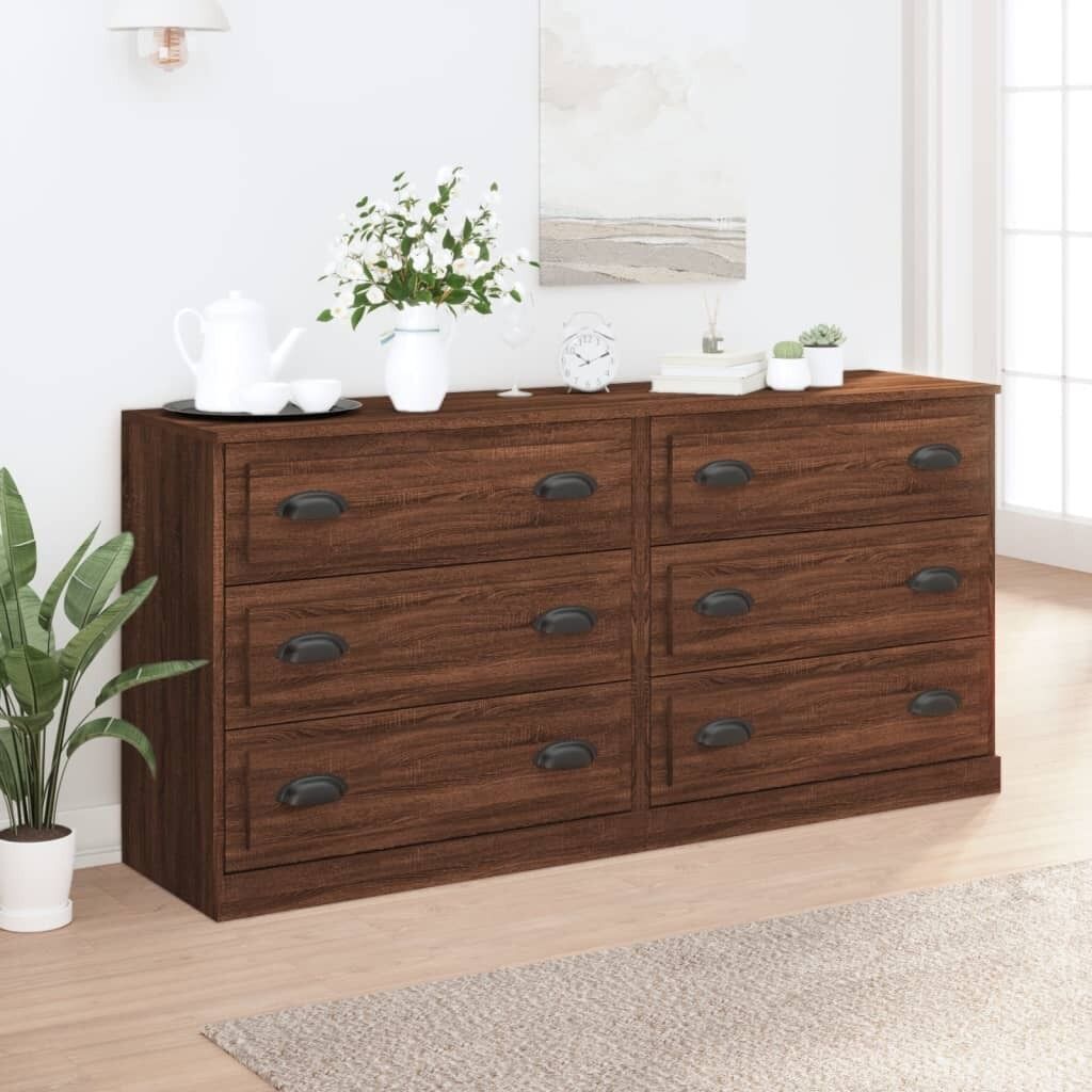Sideboards 2 pcs Engineered Wood Price