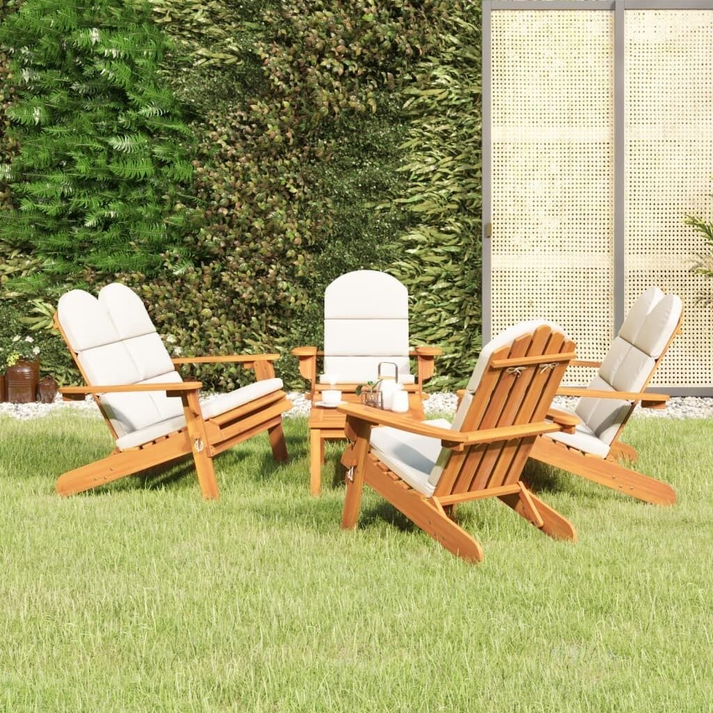 Adirondack Garden Lounge Set Solid Wood Acacia Price