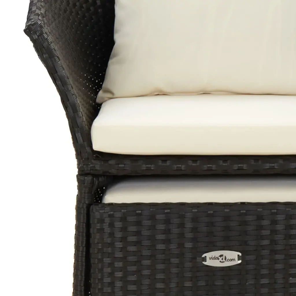 2 Piece Garden Lounge Set with Cushions Poly Rattan Price