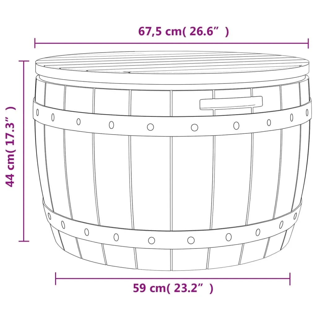 3-in-1 Garden Storage Box Polypropylene Price