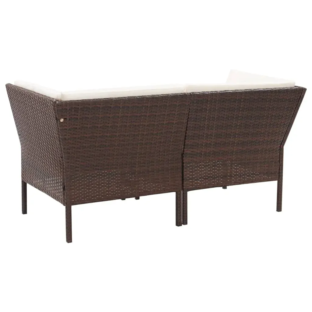 8 Piece Garden Lounge Set with Cushions Poly Rattan Price