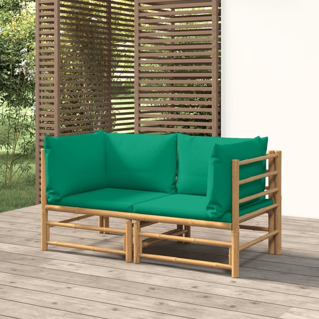 Garden Lounge Set with Cushions Bamboo Price