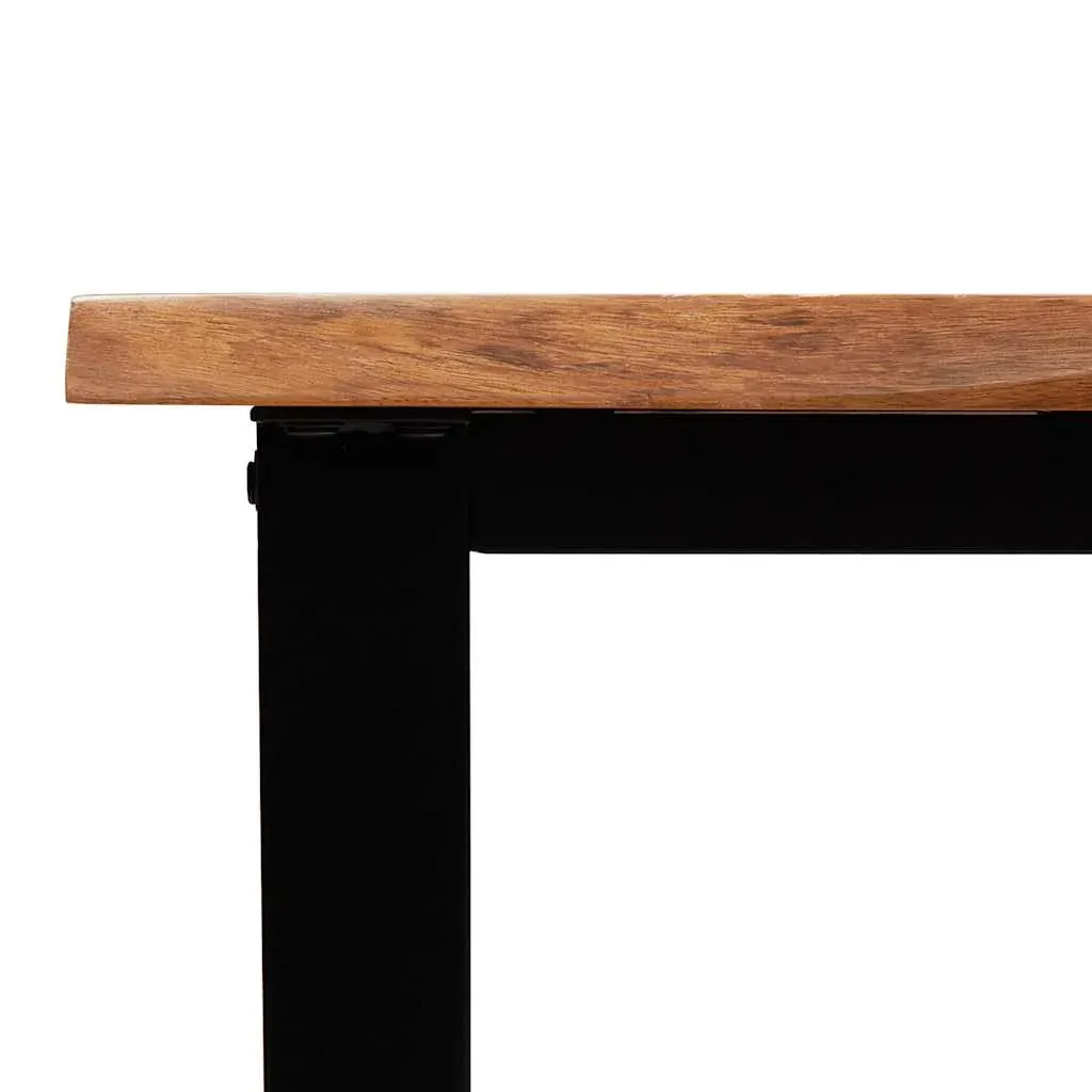 Console Table with Live Edge Solid Wood Acacia Price