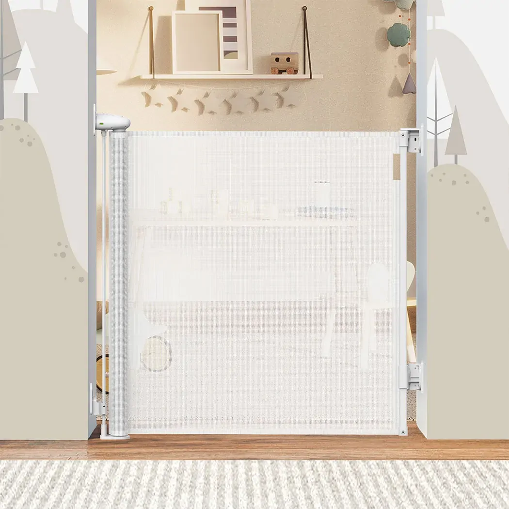 Retractable Baby Safety Gates 150cm White 150 cm Price