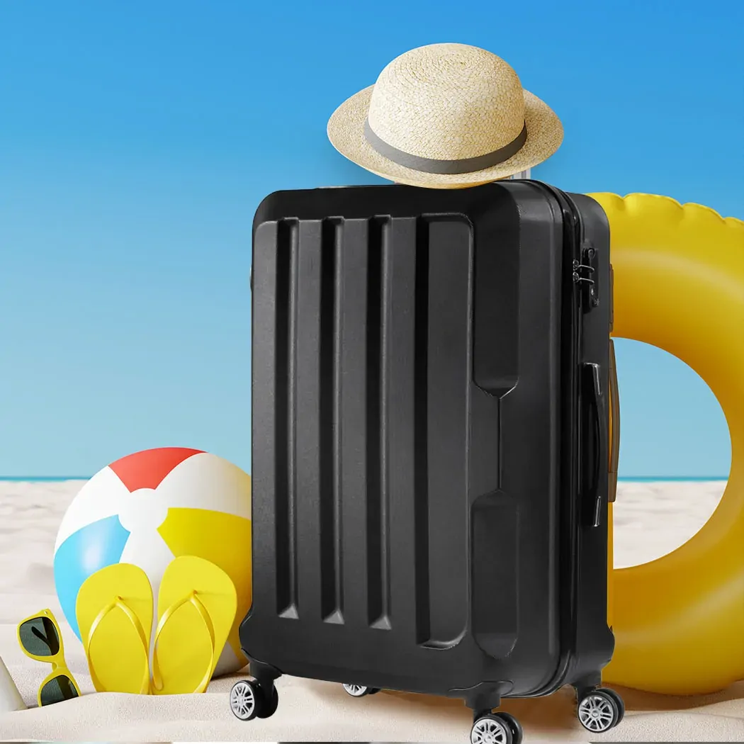20" Travel Luggage Lightweight Black 20 inch Price