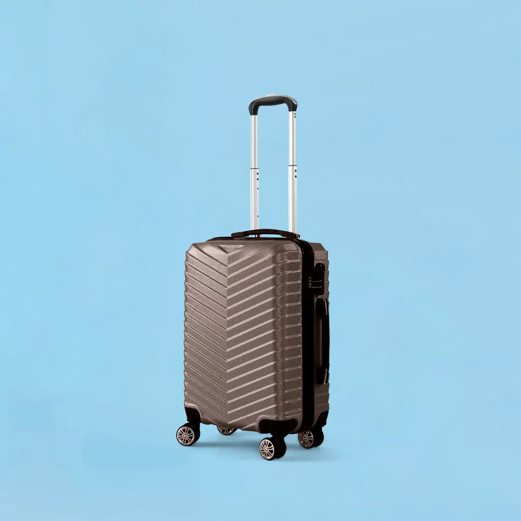 20" Carry On Travel Luggage Coffee 20 inch Price