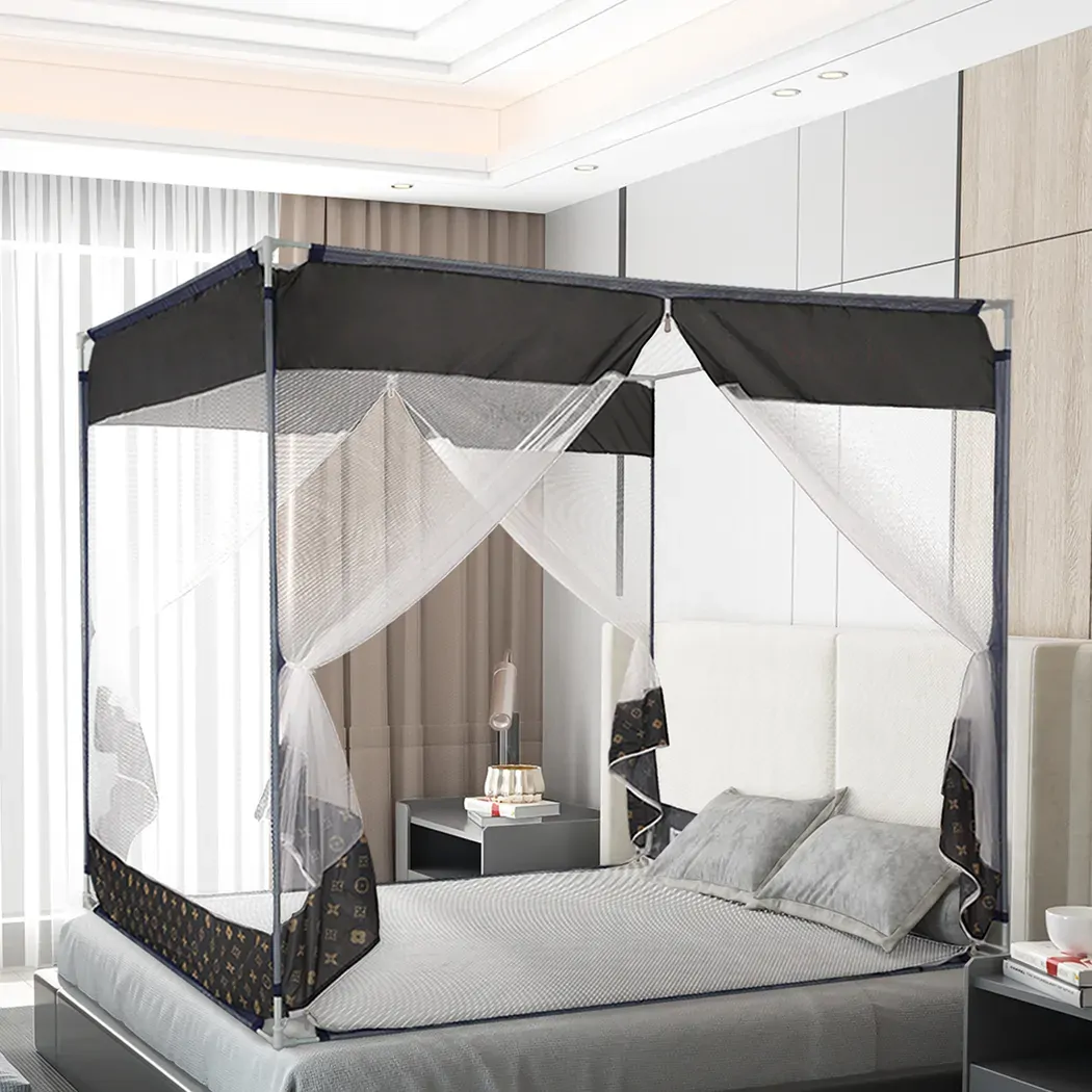 Mosquito Bed Nets Foldable Canopy Square Grey Price