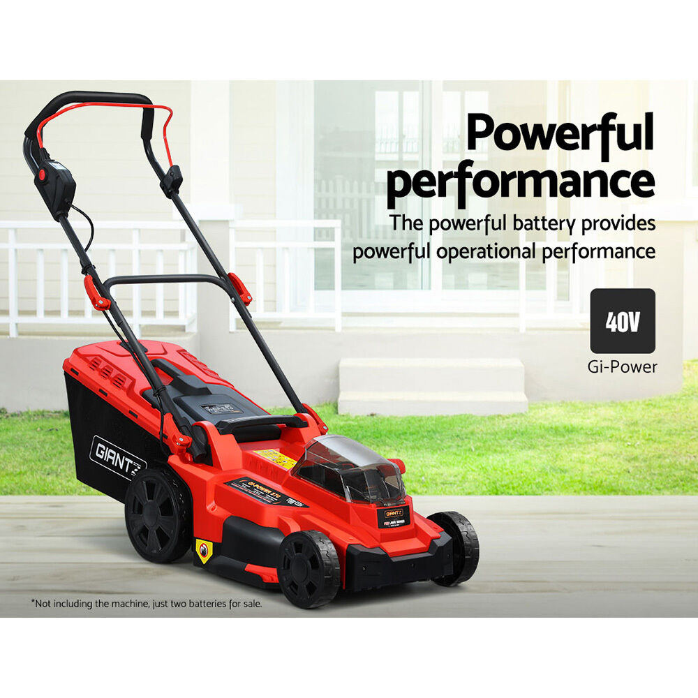 Giantz Lawn Mower 40V Battery Only Cordless 20V x2 Fits LI37 Price