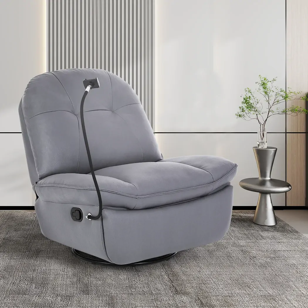 Recliner Chair Lounge 360?Swivel Black Price