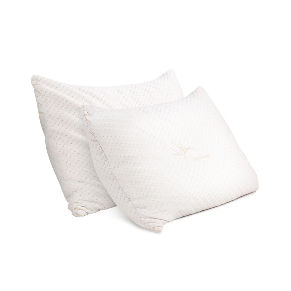 Memory Foam Pillow Bamboo Cover Twin Pack Price