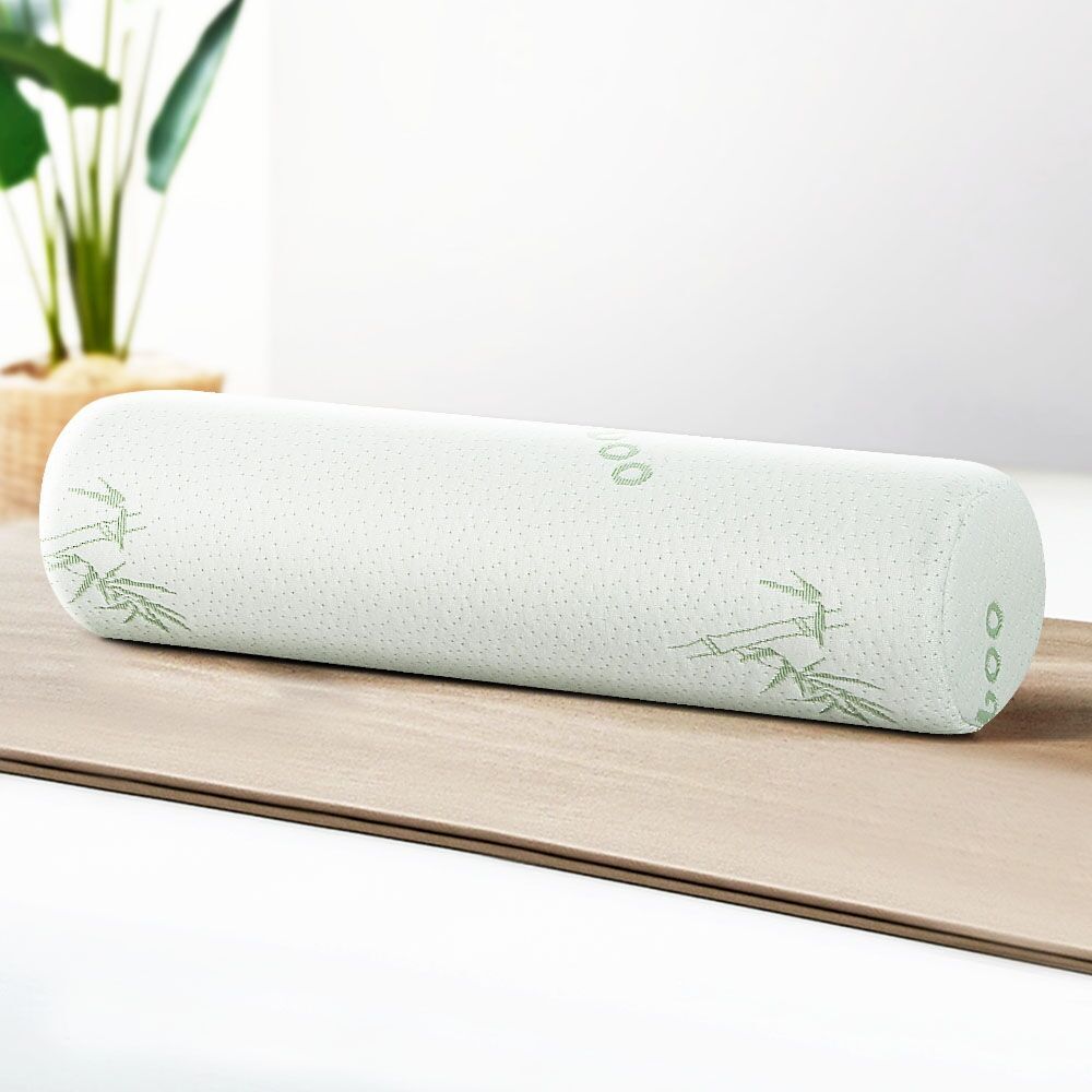 Memory Foam Neck Roll Pillow Bamboo Cover Price
