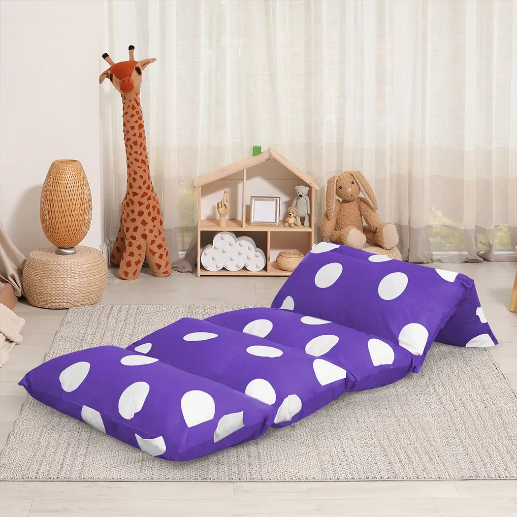 Foldable Mattress Kids Pillow Purple Large Price