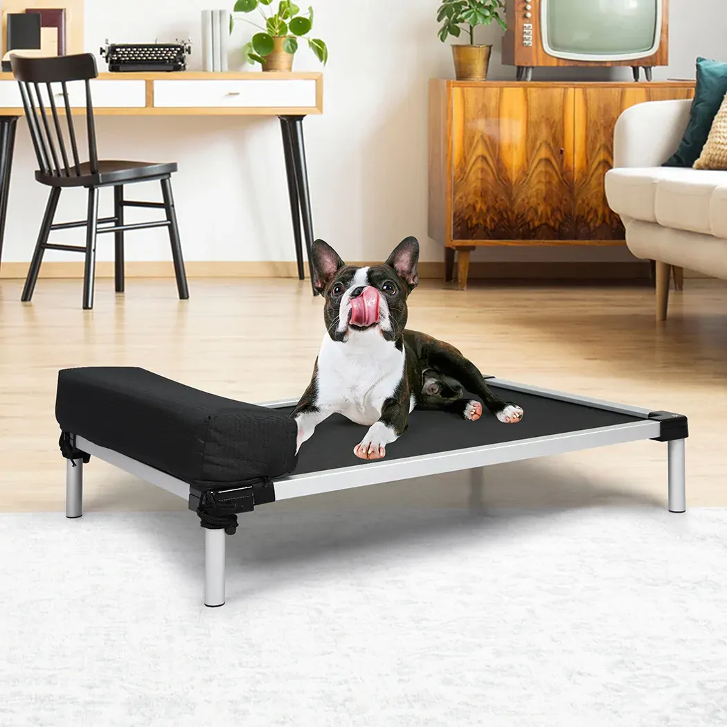 Pet Trampoline Aluminium Frame M Black Medium Price