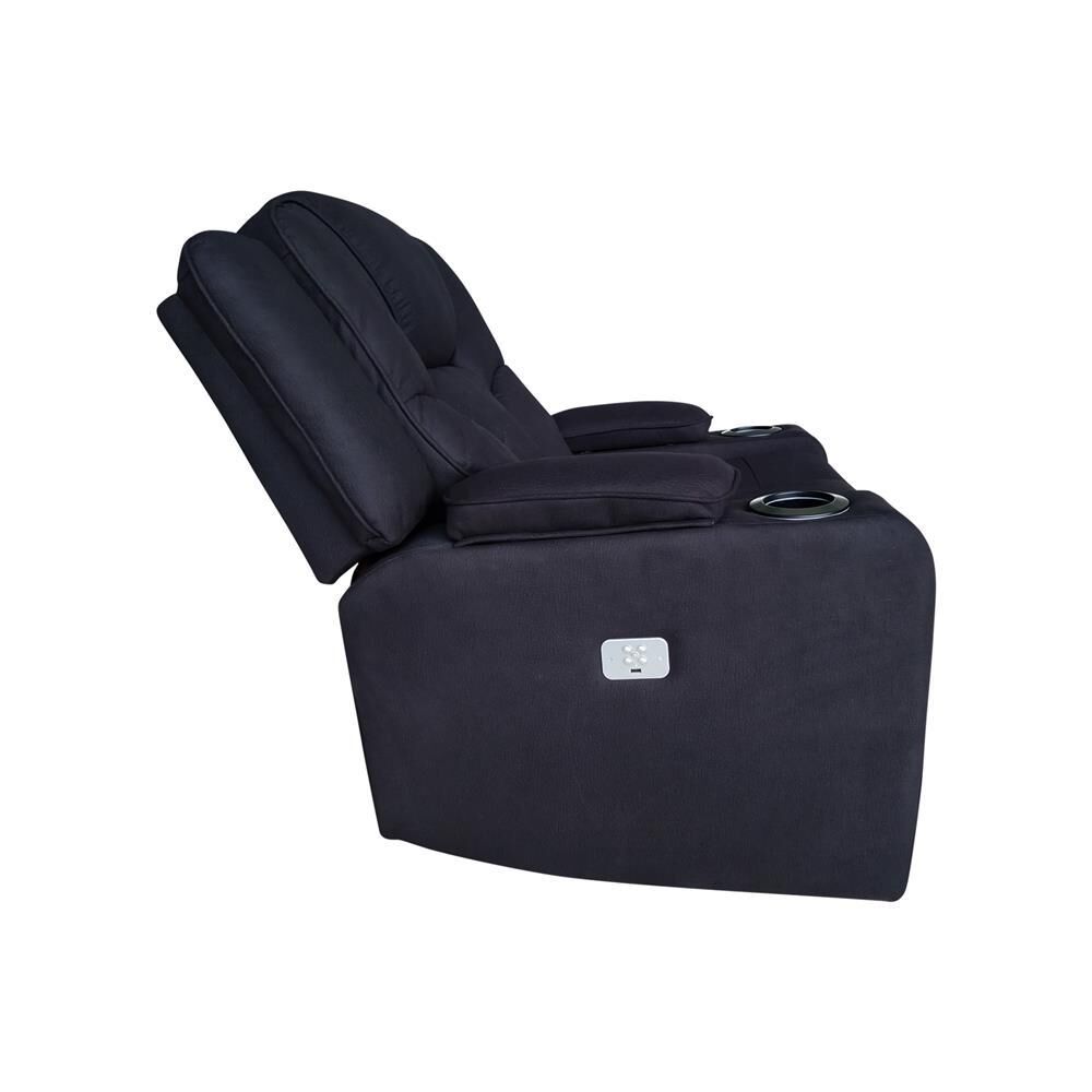 Arnold Recliner Rhino Leather 3R+2R Black Price