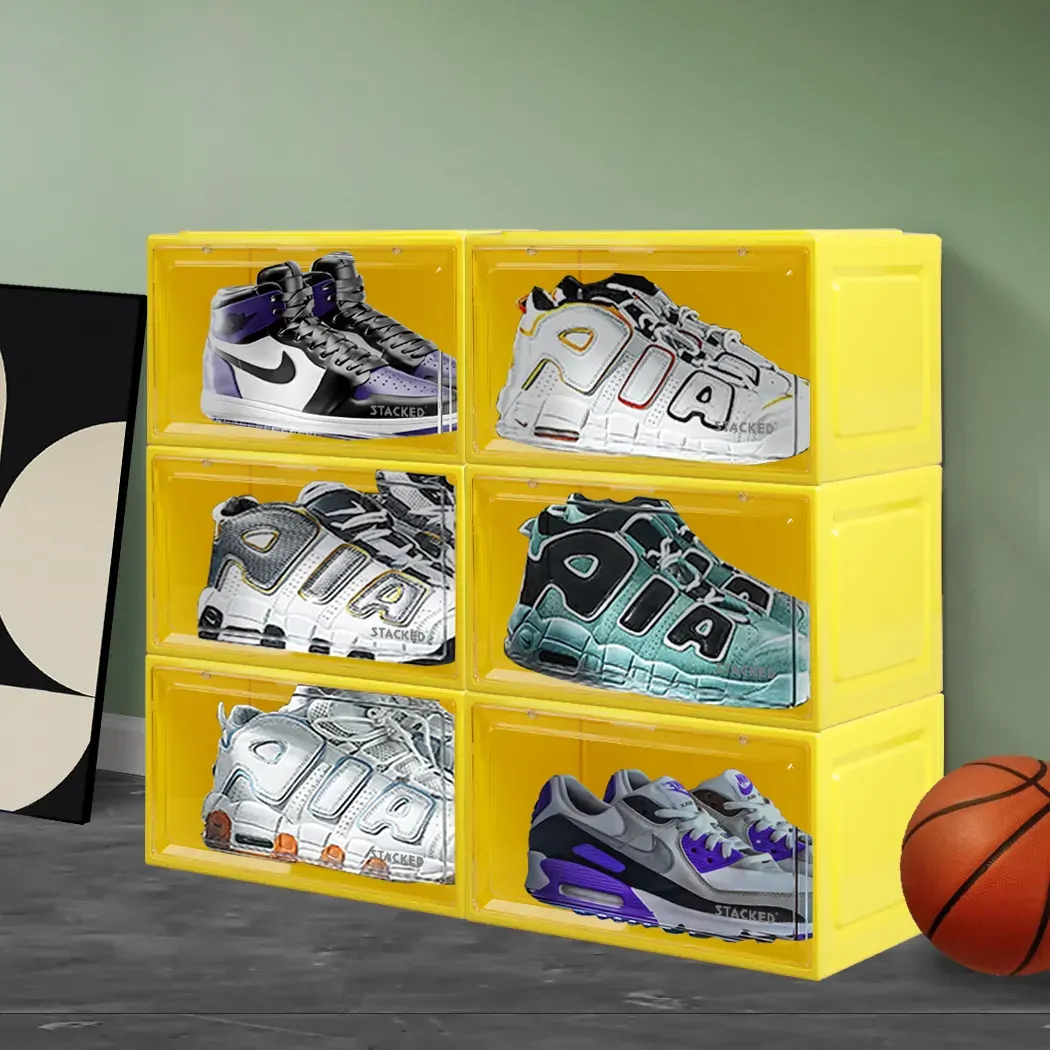 Sneaker Display Case 6x Clear Yellow Price