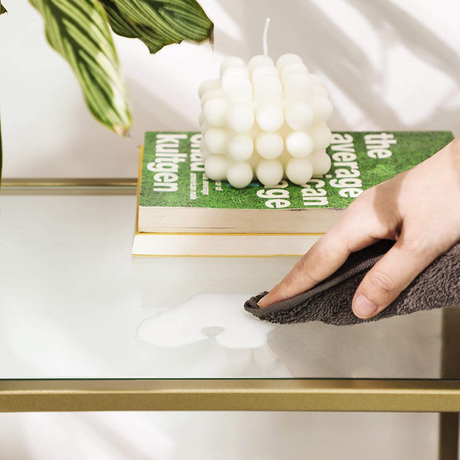 Console Table Metal Frame with 2 Shelves Adjustable Feet Price