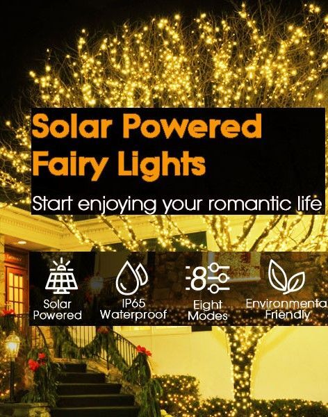 200 Waterproof LED Solar Fairy Light Outdoor with 8 Lighting Modes for Home,Garden and Decoration Price