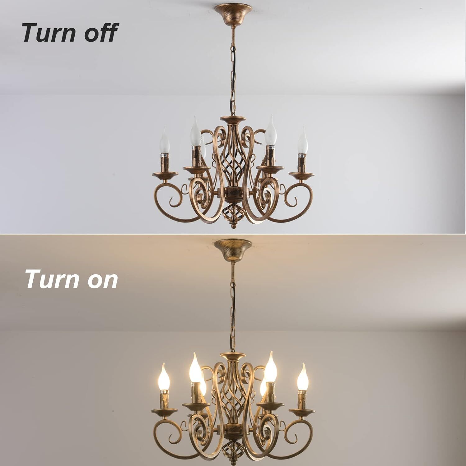 French Country Chandelier, 6 Lights, Rustic Price