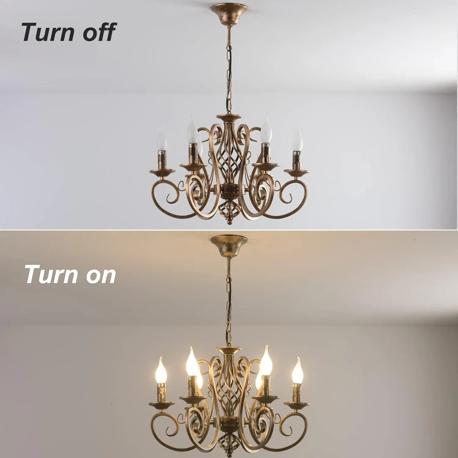 French Country Chandelier, 6 Lights, Rustic Price