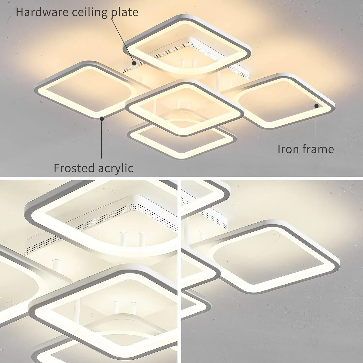 Modern LED Ceiling Light Remote Control (60 cm) Price