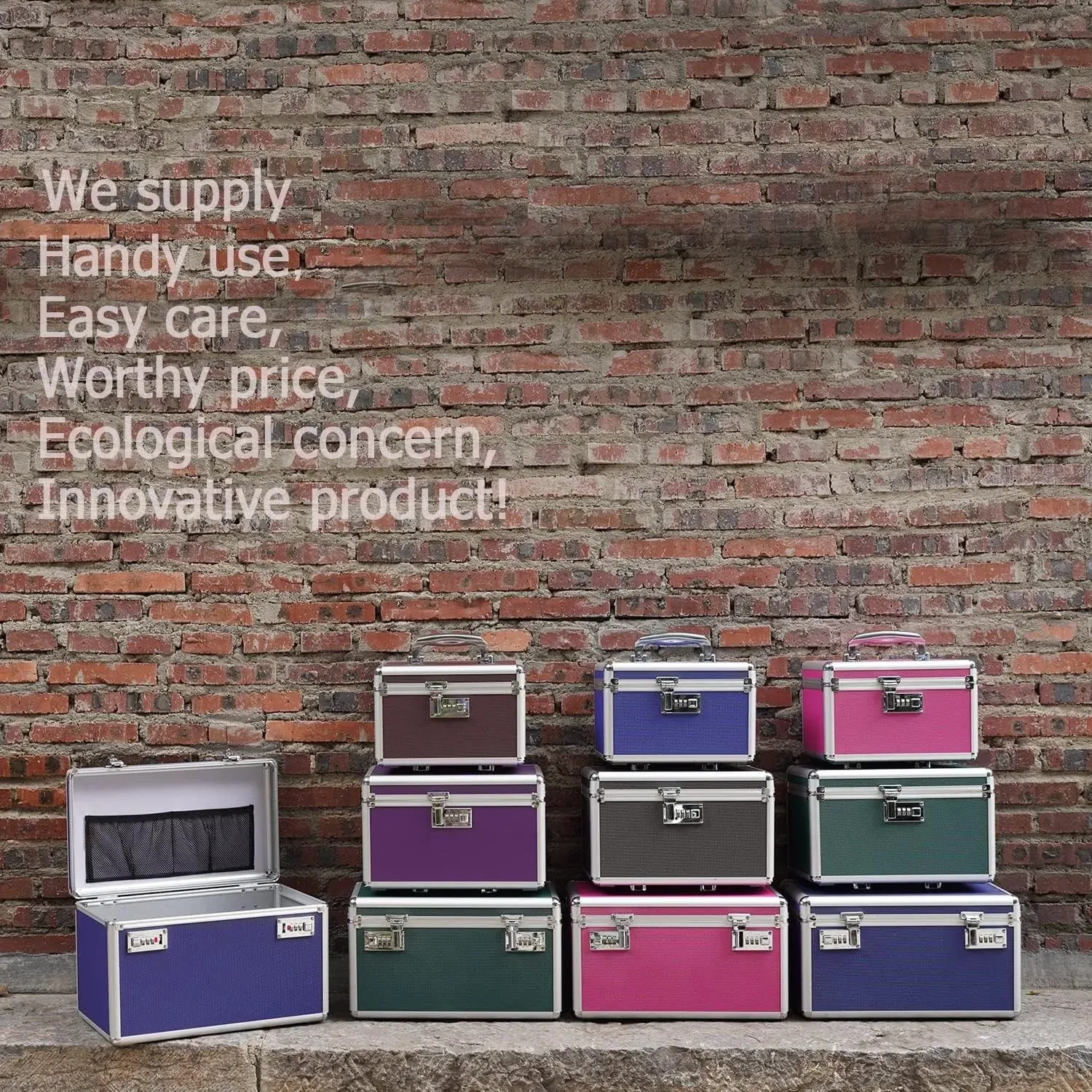 Locking Combination Medicine Box (Purple/Small) Price