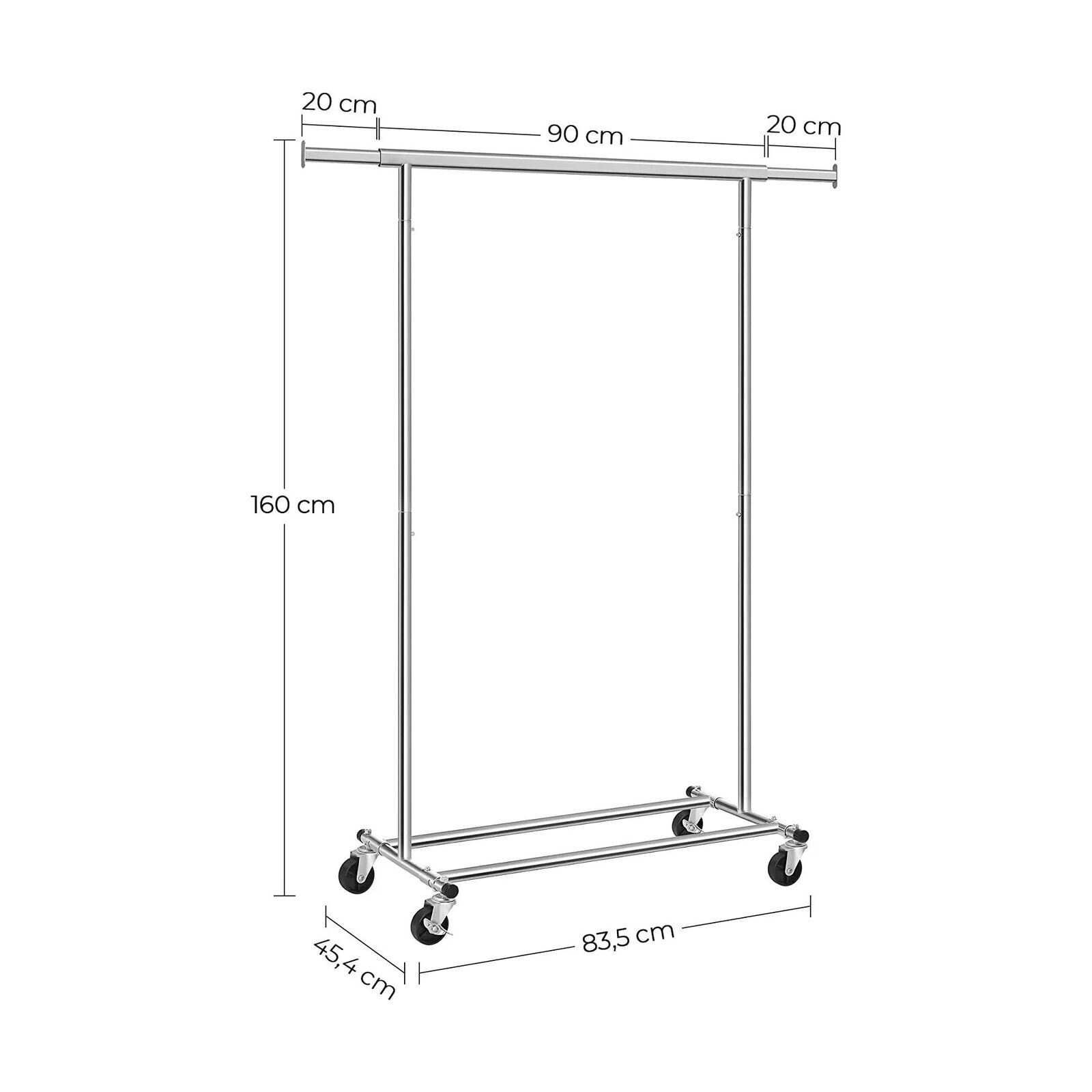 Clothes Rack Wheels, 90kg Load Price