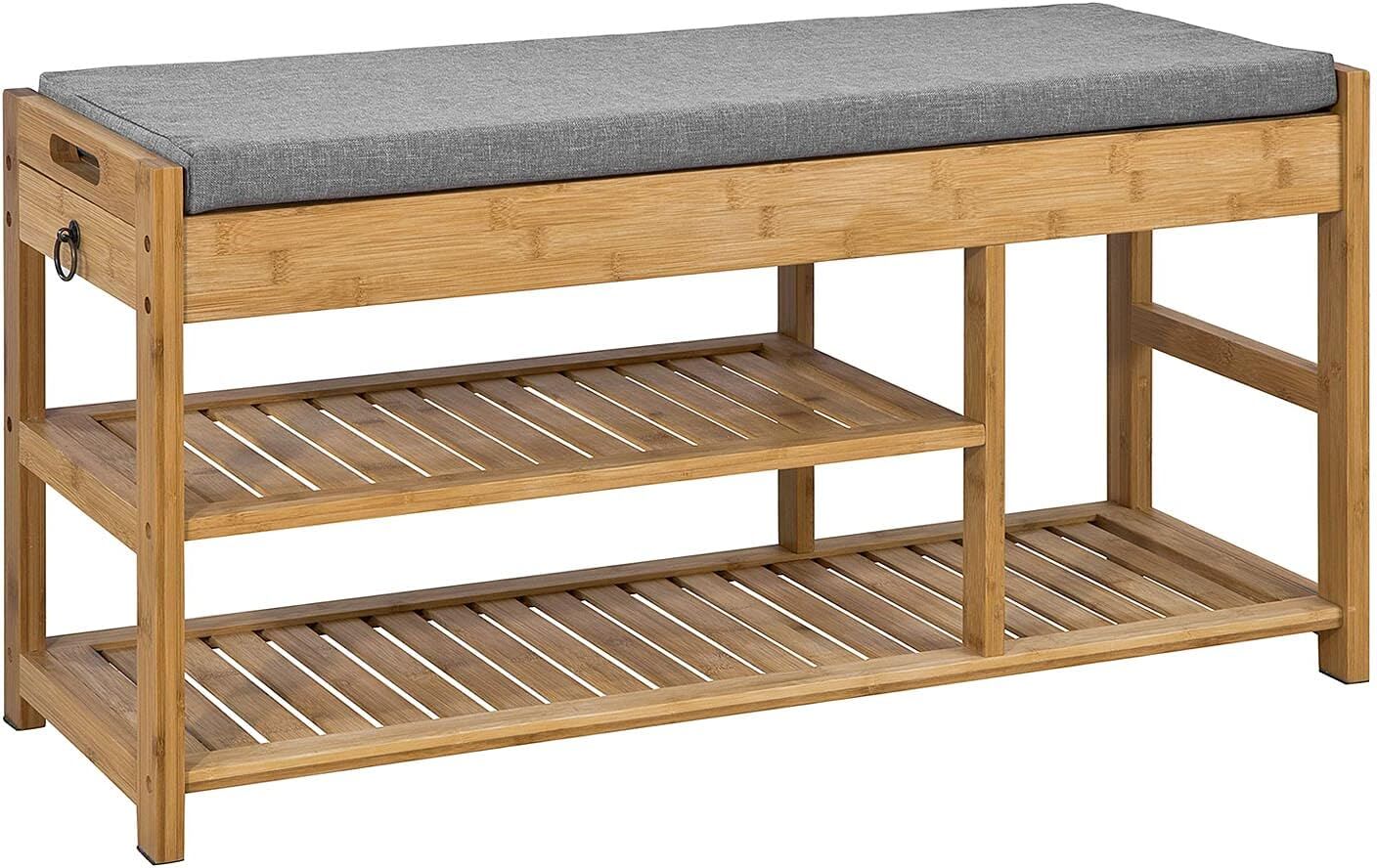 Bamboo Shoe Bench Drawers Lift Top Price