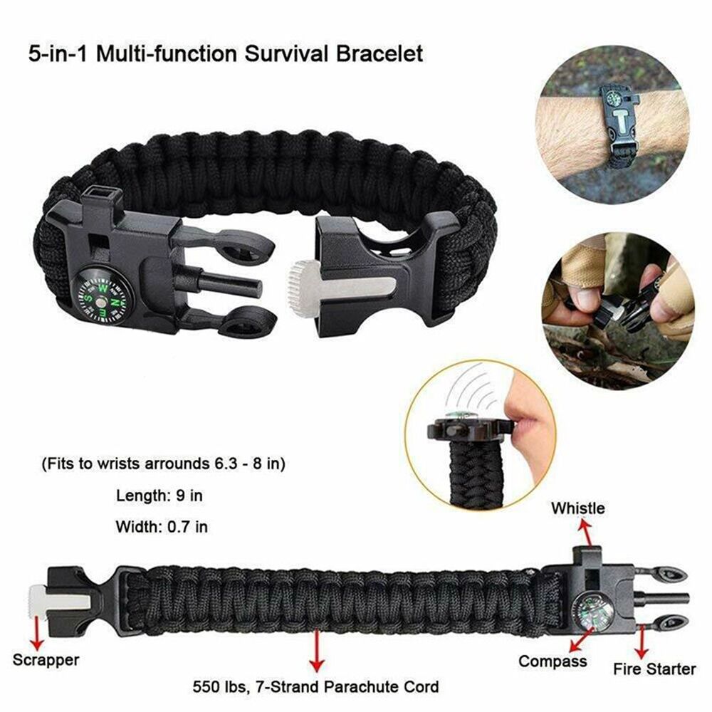 Tactical Emergency Survival Kit Outdoor Sports Hiking Camping SOS Tool Equipment Price