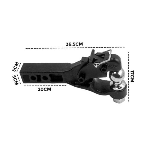 8 Ton Pintle Tow Hook Receiver Arm Hitch Towing Car Truck Heavy Duty Ball Combo Price