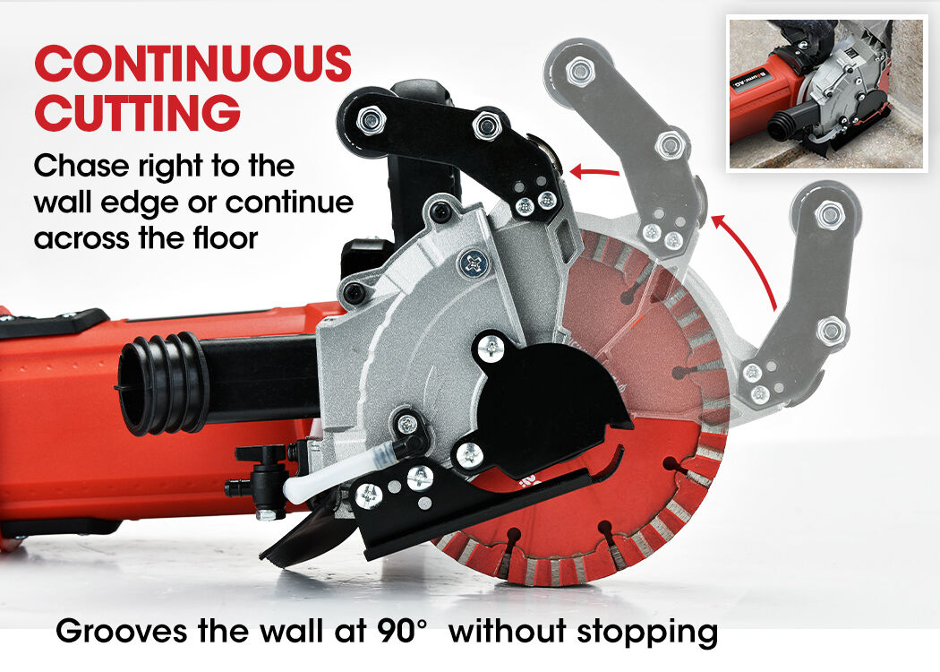 BAUMR-AG Wall Chaser and Vacuum Combo Concrete Dust Collector Chasing Machine Price